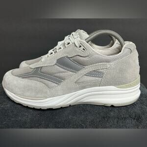 SAS Journey Mesh Suede Men’s Size 9 W Gray Comfort Walking Shoes Sneakers EUC